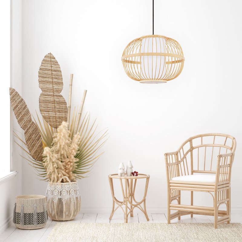 LAMP BOHO APP1631-1CP BEIGE