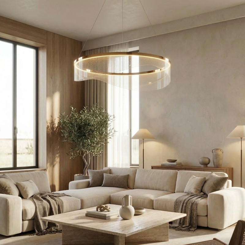 CEILING LAMP CHANDELIER REA G145-CP GOLD GOLD 60CM