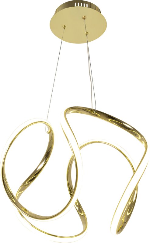 Pendant LED Lamp TOOLIGHT APP386 Modern Metal Gold + remote control