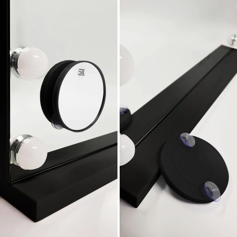 Mirror Rea Hollywood 58X45 Led Black