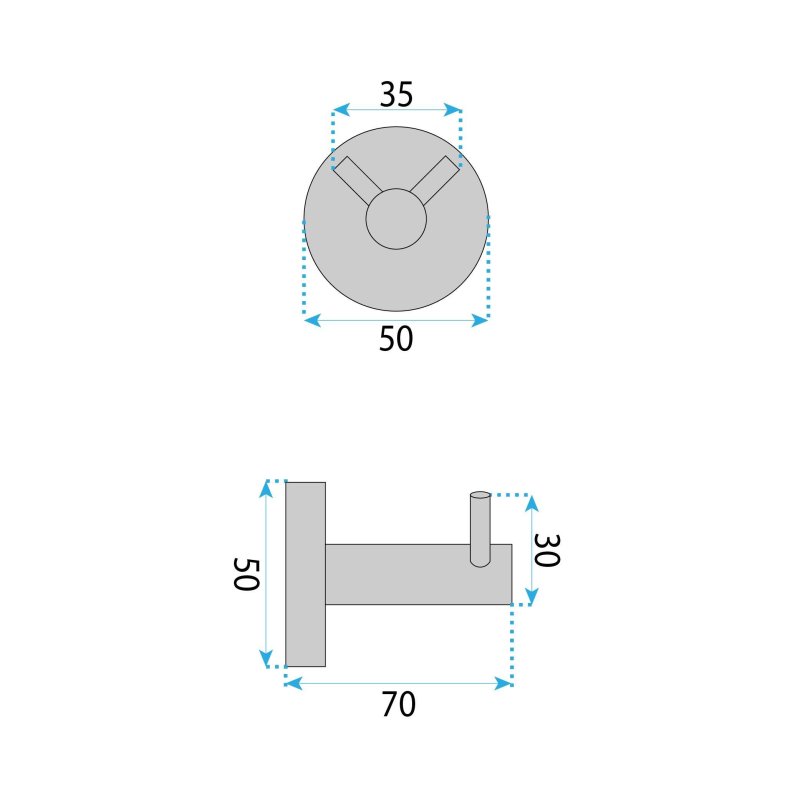Rea Bathroom Hanger 5605 Leo Titan