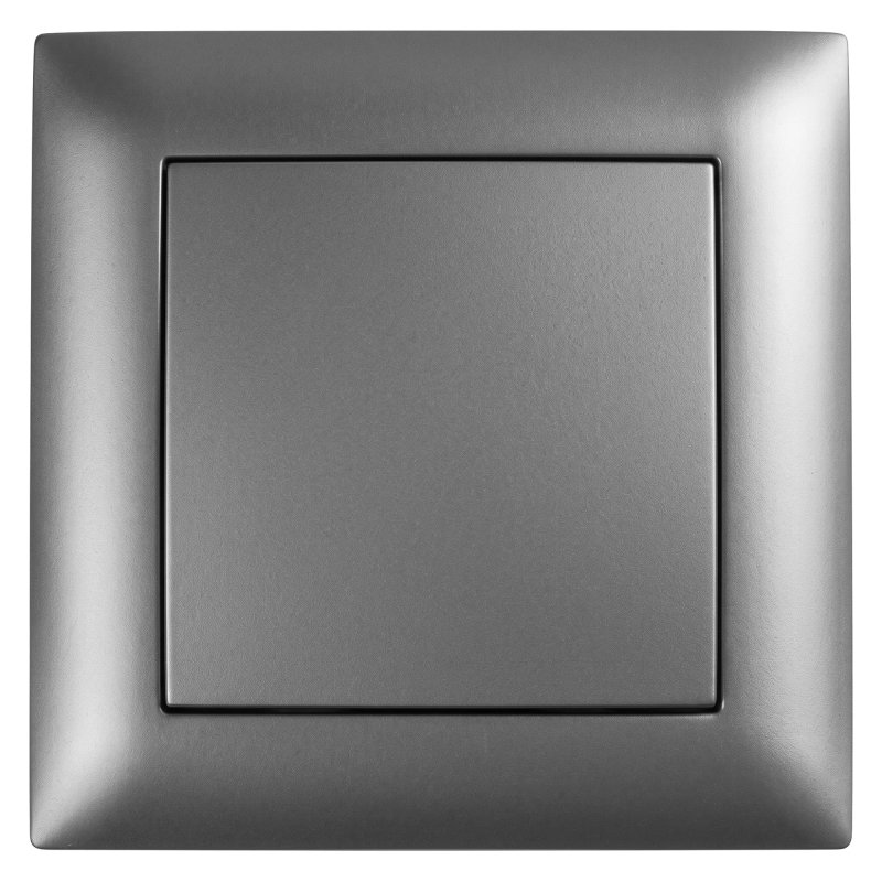 Toolight Single Switch With Frame Oste Jnh006-w Grey