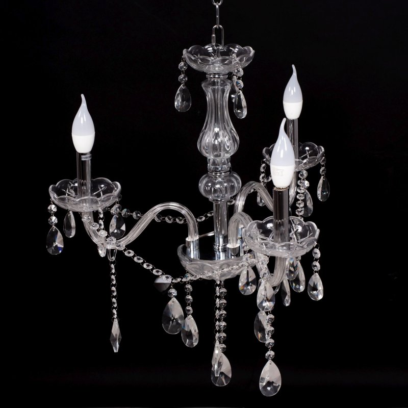 Chandelier Toolight 300752 Crystal Chrome 3-light points E14 60x60x58cm