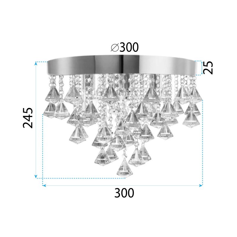 LAMP APP1655-3CP GOLD