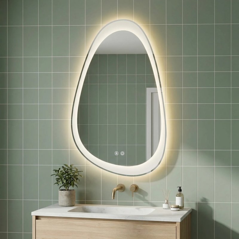 Mirror Rea Art 90X50 Led Transparent