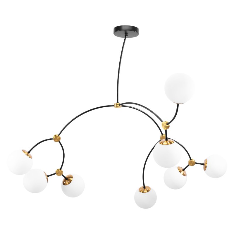 CEILING LAMP CHANDELIER TOOLIGHT APP1673-8CP BLACK