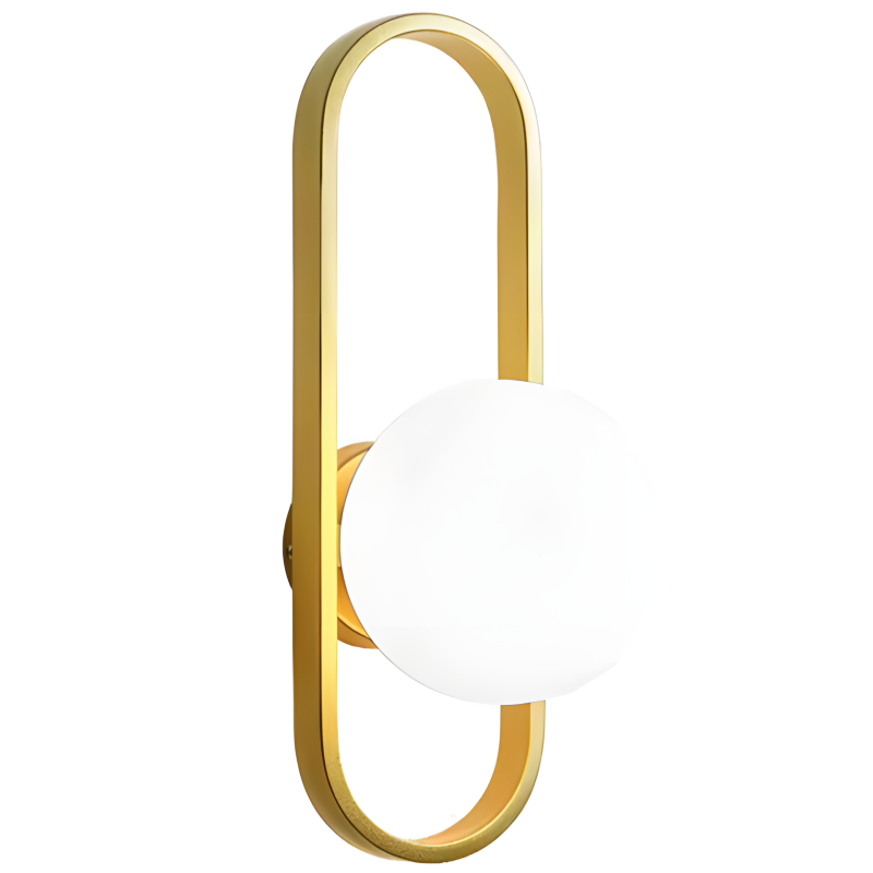 WALL LAMP TOOLIGHT APP1756-1W BRUSH GOLD WHITE