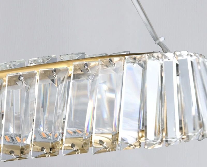 Pendant LED Lamp TOOLIGHT APP1201-CP Gold Crystal