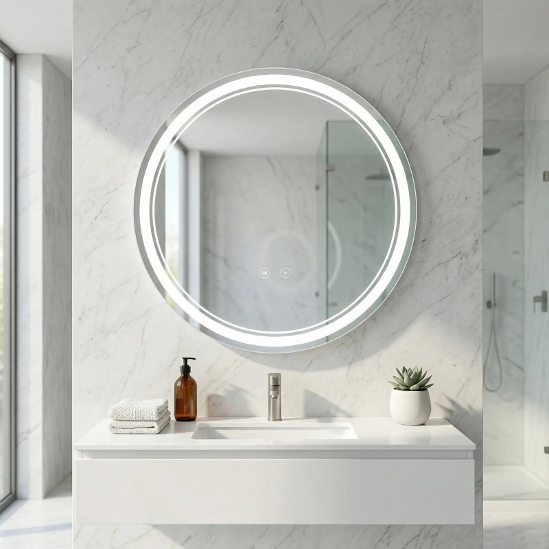 Mirror Rea Soft 90 Led Transparent