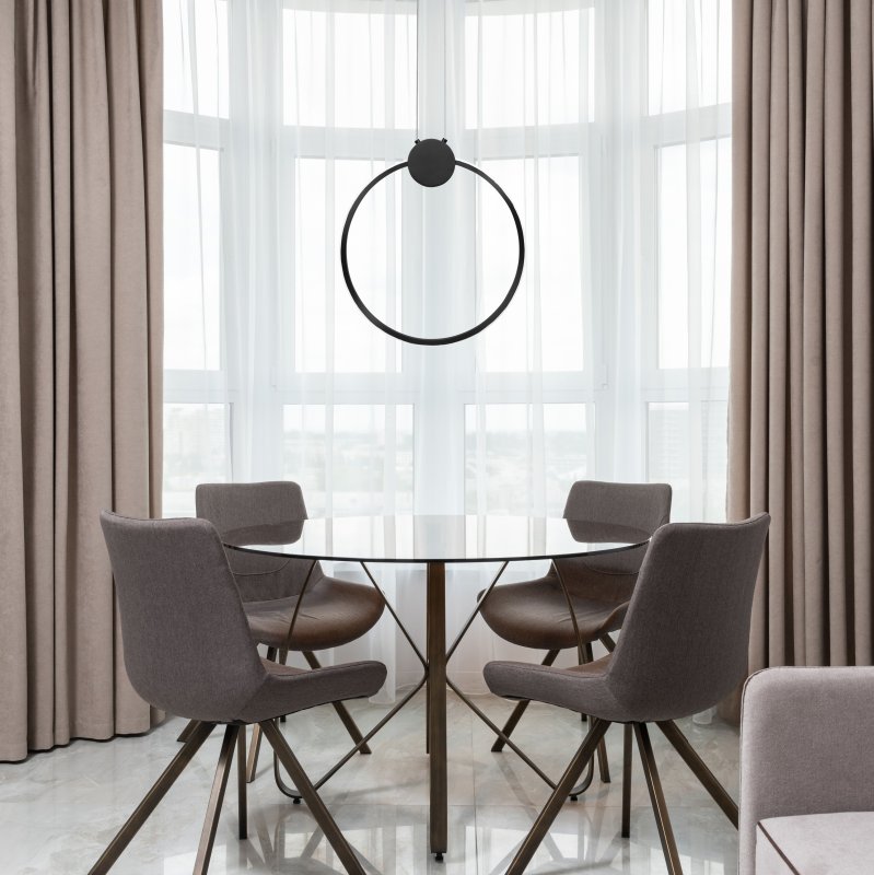 Pendant LED Lamp TOOLIGHT APP1395-CP Black 40cm