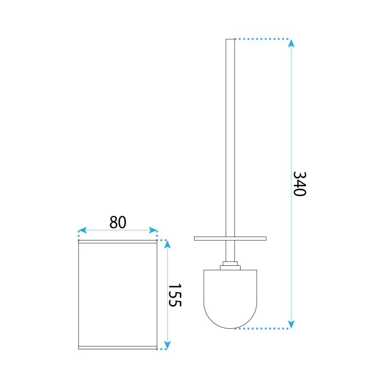 Rea Toilet Brush B110 Titan