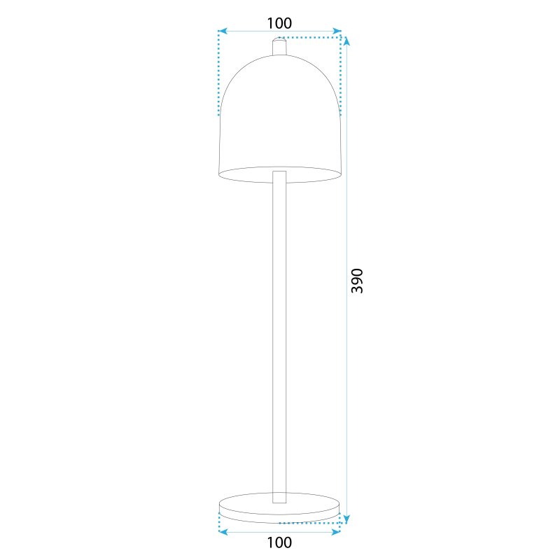 Bedside lamp APP1358-T black