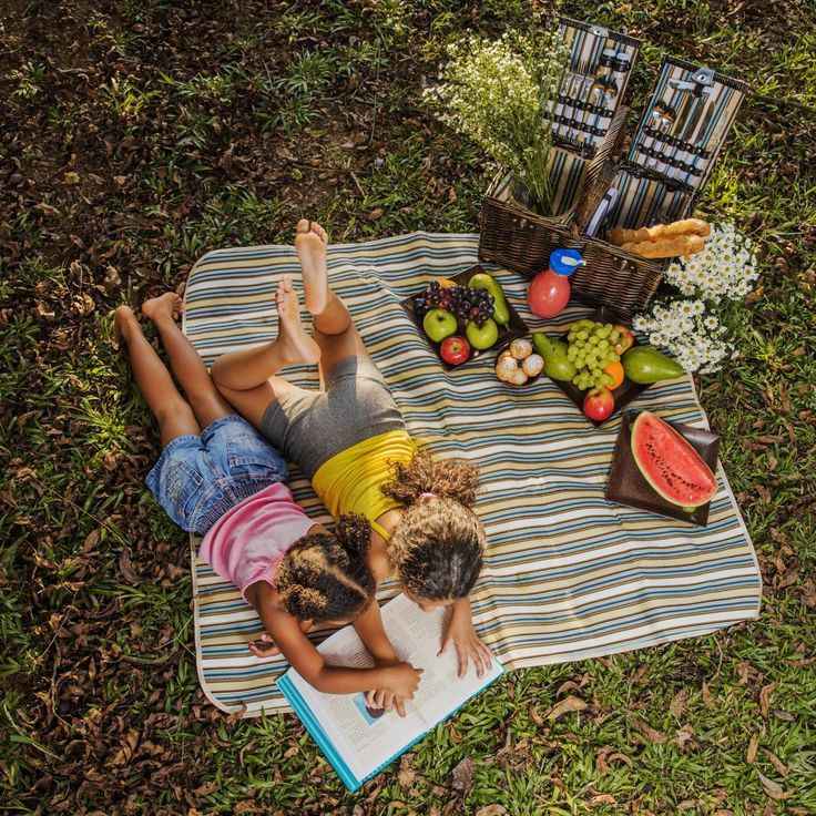 Picnic blanket Blue 150x130x1cm