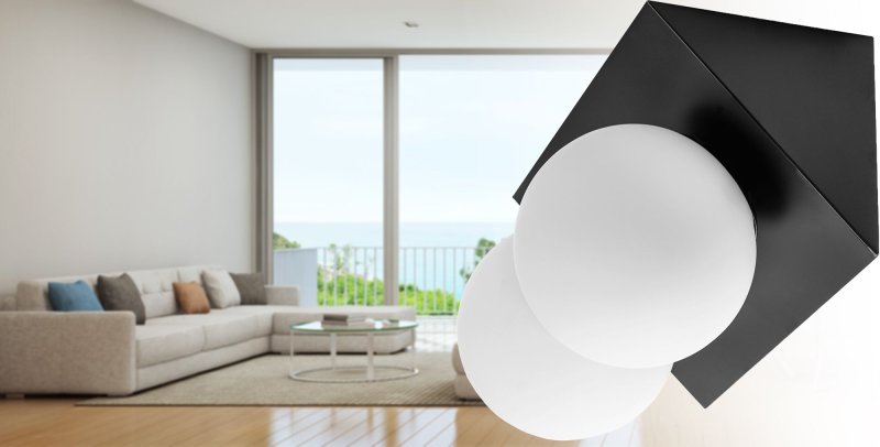 Wall Light Toolight APP1230-2W E27 black