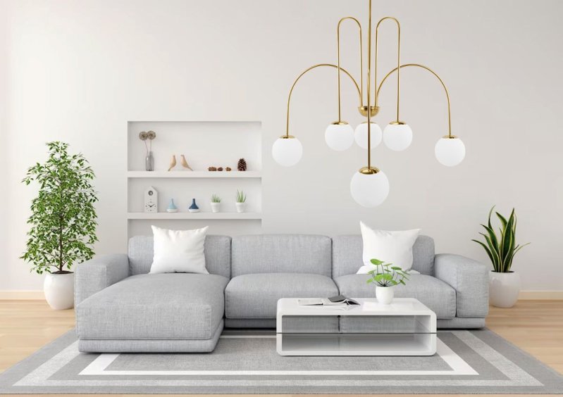 LAMP APP1584-6CP 80x80x80cm