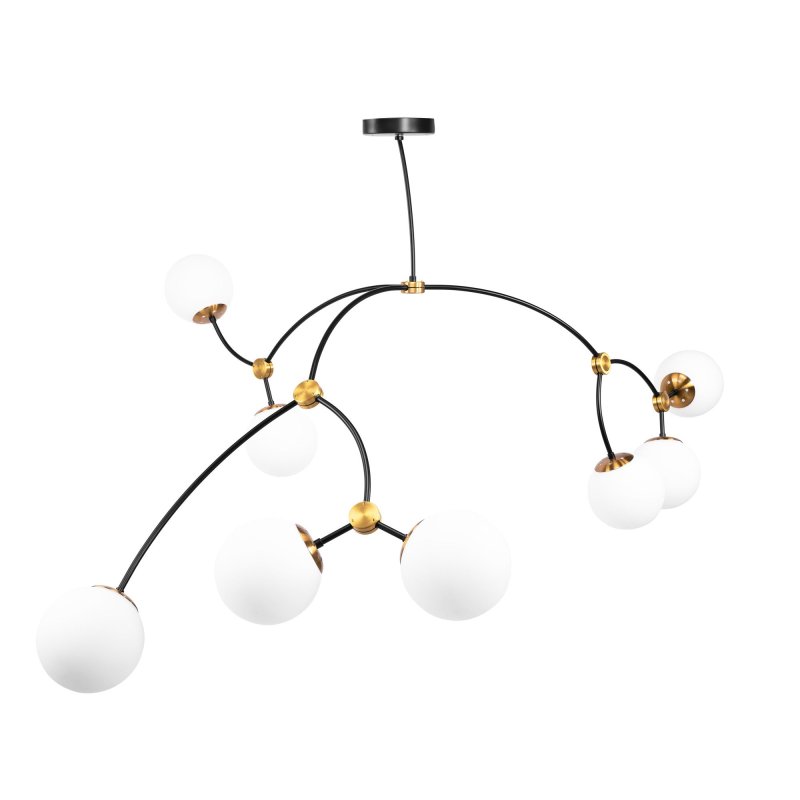 CEILING LAMP CHANDELIER TOOLIGHT APP1673-8CP BLACK