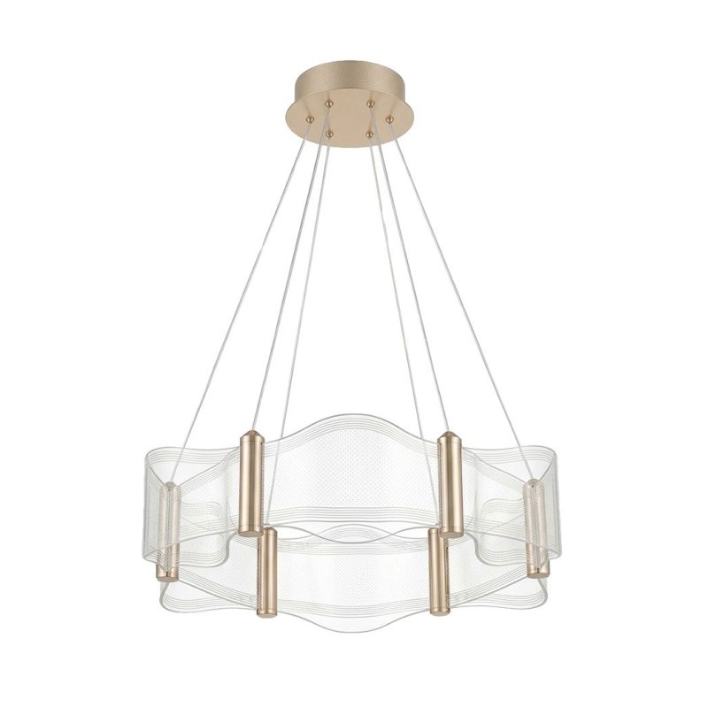 CEILING LAMP CHANDELIER REA G151-CP GOLD 60CM