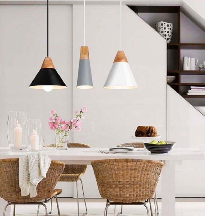 Pendant Lamp TOOLIGHT APP057-1CP SCANDI B Black/ 14,5x26 cm E27