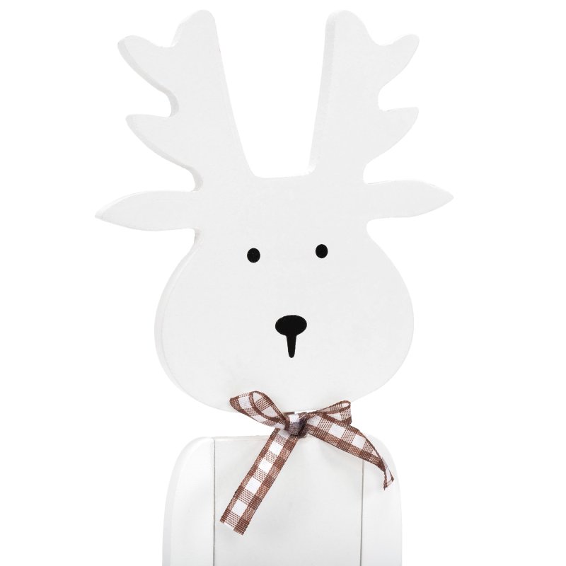 Wooden Christmas Reindeer 35cm 301036