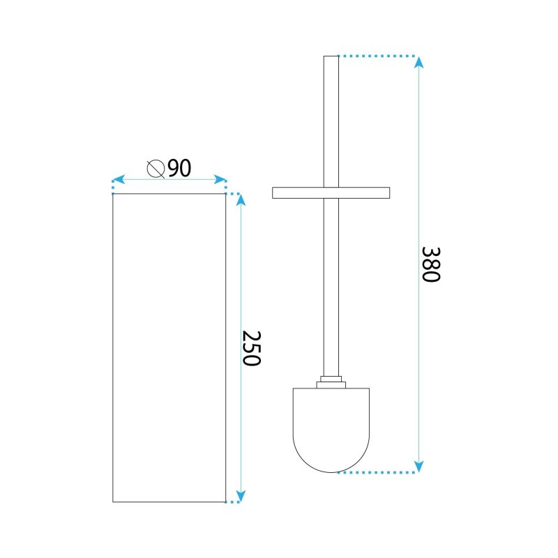 Rea Toilet Brush B106 Titan