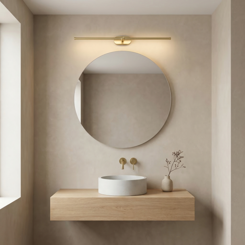WALL LAMP REA APP1894-1W 80 CM BRUSH GOLD