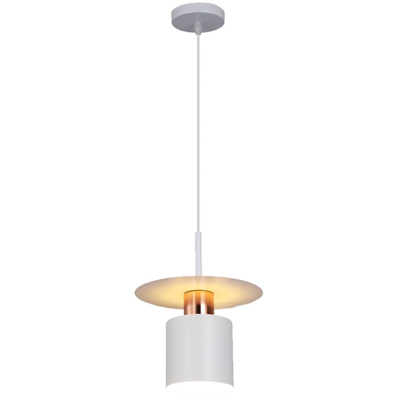 Pendant Lamp TOOLIGHT APP1146 Metal White - Gold Pink E27 1-light point