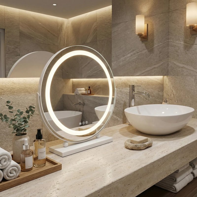 Mirror Rea Make-Up 40 Led White
