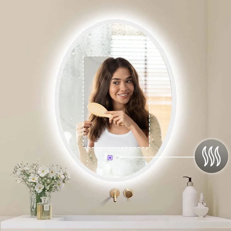 MIRROR TUTUMI LED WWA 60X80CM CHROME