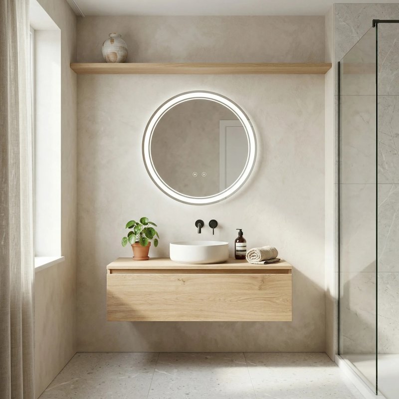 Mirror Rea Soft 60 Led Transparent