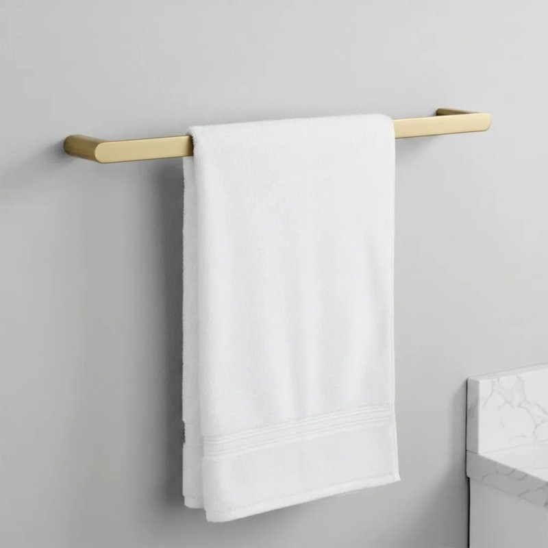 BATHROOM HOOK SET REA MATI BRUSH GOLD 4 PIECES