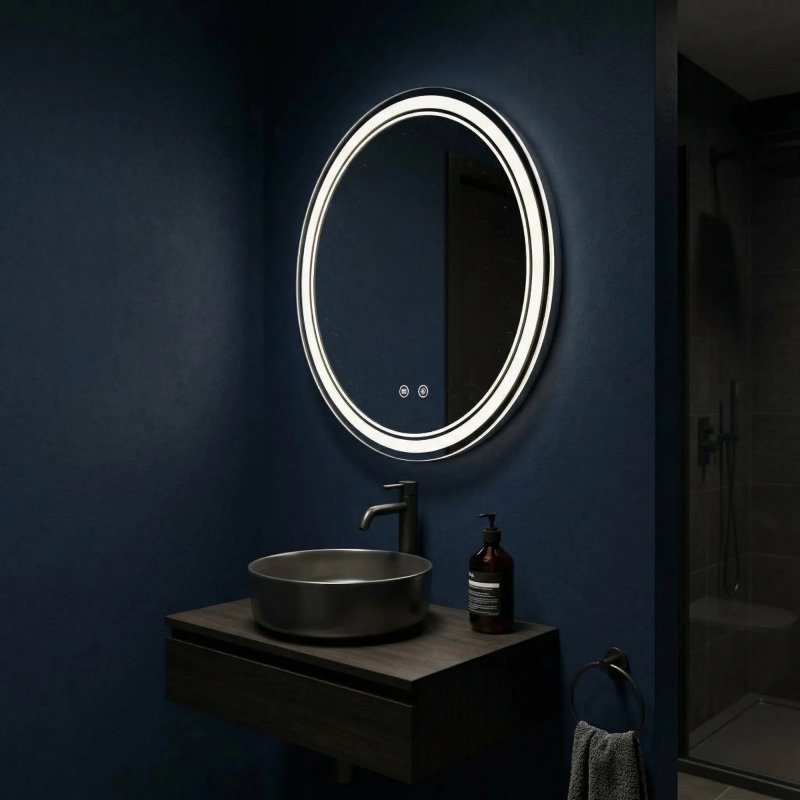 Mirror Rea Soft 60 Led Transparent
