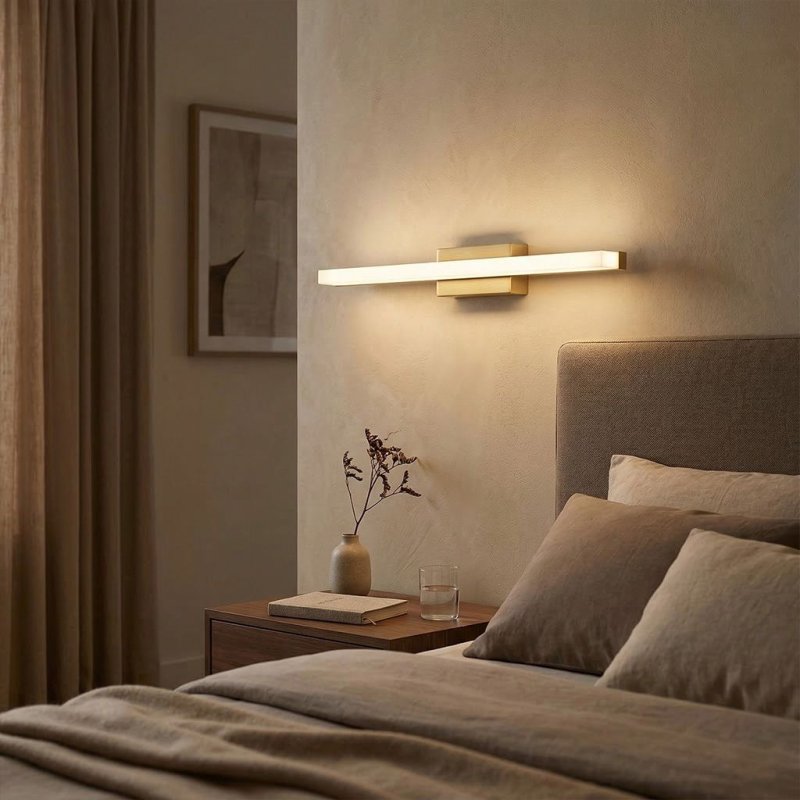 WALL LAMP REA APP1852-1W BRUSH GOLD