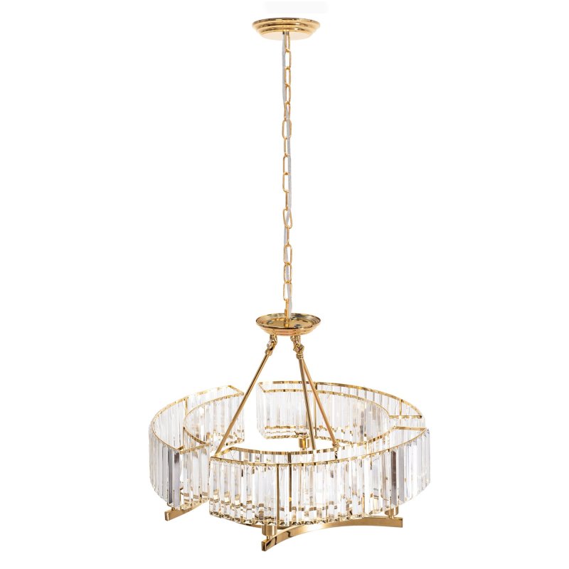 Pendant Lamp TOOLIGHT APP789-6C Cristal 6-light points E14 83x83x114cm