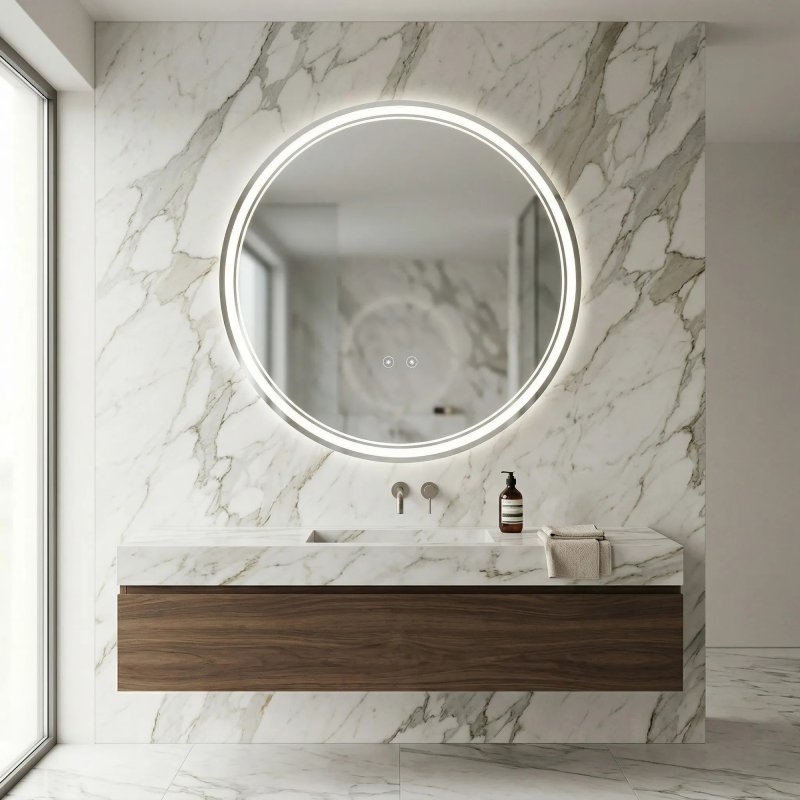 Mirror Rea Soft 90 Led Transparent