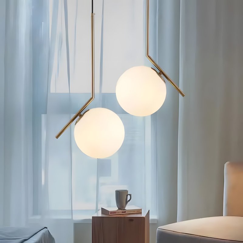 CEILING LAMP CHANDELIER TOOLIGHT G106-1W GOLD WHITE