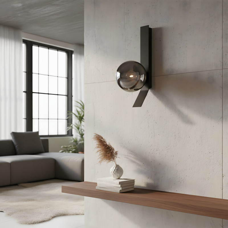 WALL LAMP TOOLIGHT APP1757-1W BLACK