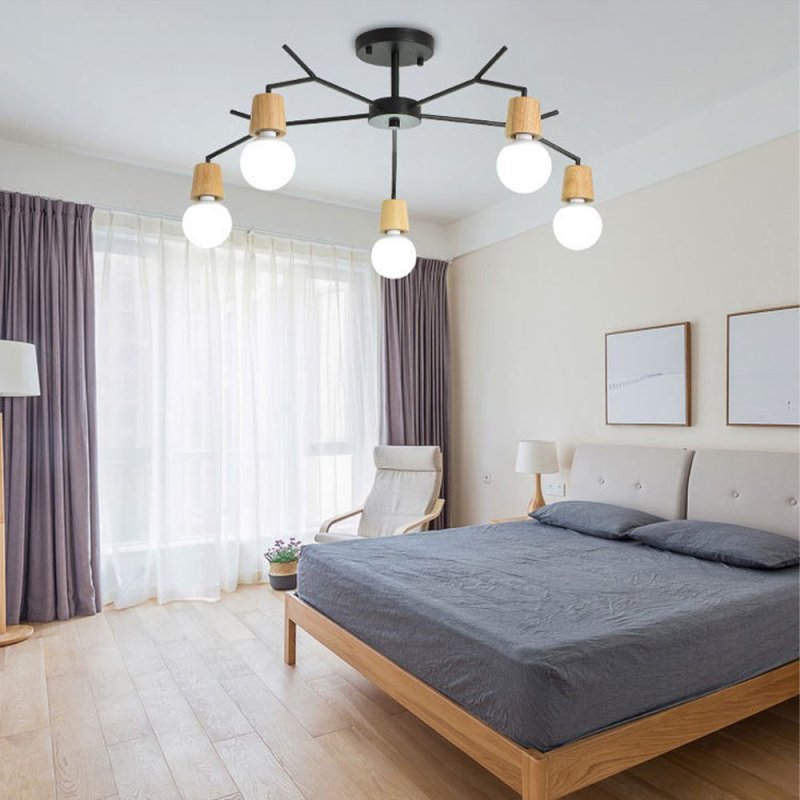 Pendant Lamp TOOLIGHT APP694-5C Scandinave Metal 5-light points E27 88x88x26cm