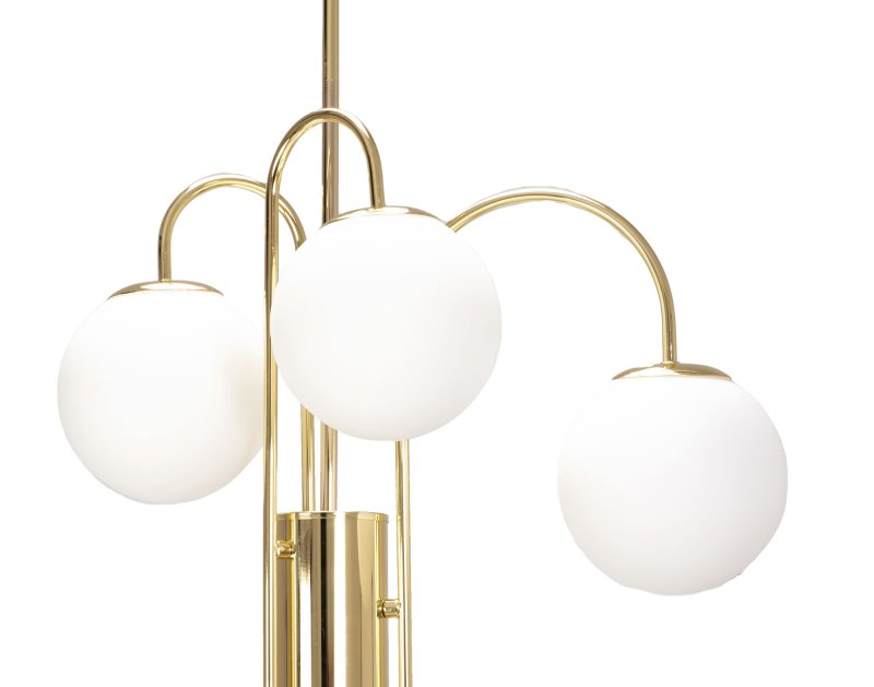 Pendant Lamp TOOLIGHT APP1003-6CP Ball Gold 6-light points G9 69x65x98cm