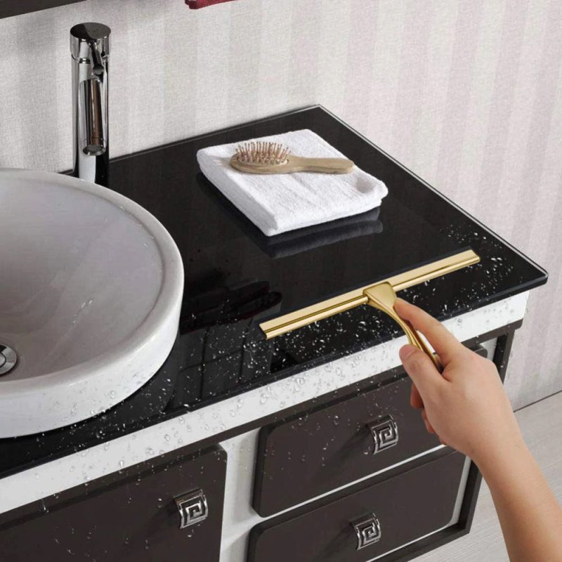 Bathroom squeegee Gold