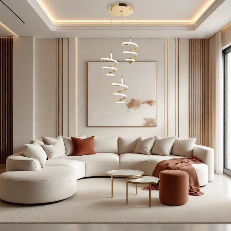 CEILING LAMP CHANDELIER TOOLIGHT G075-3CPR GOLD