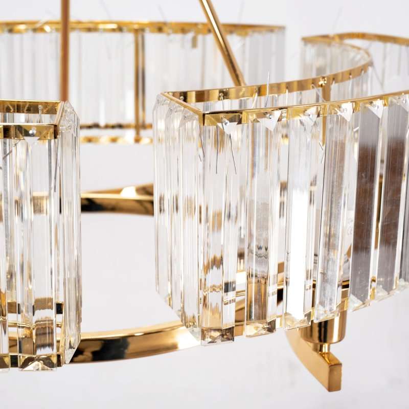 Pendant Lamp TOOLIGHT APP789-6C Cristal 6-light points E14 83x83x114cm
