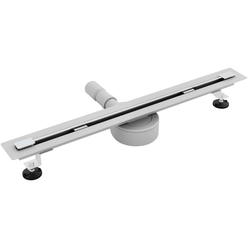 Linear drainage Rea Neo Ultra Slim Pro Nickel Brush INOX 70