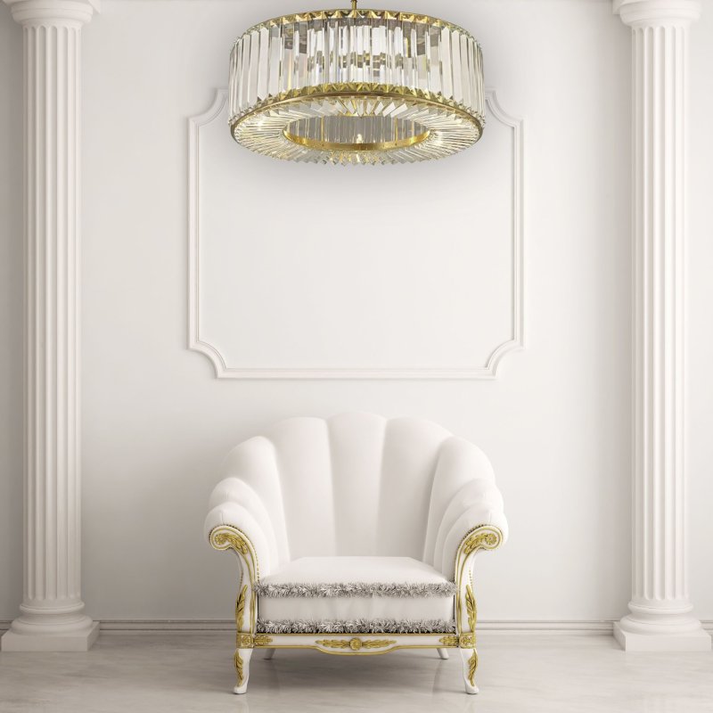CEILING LAMP CHANDELIER TOOLIGHT APP1652-6CP 50CM GOLD