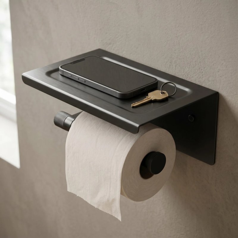Paper Holder Rea Ori 16201 Titanium
