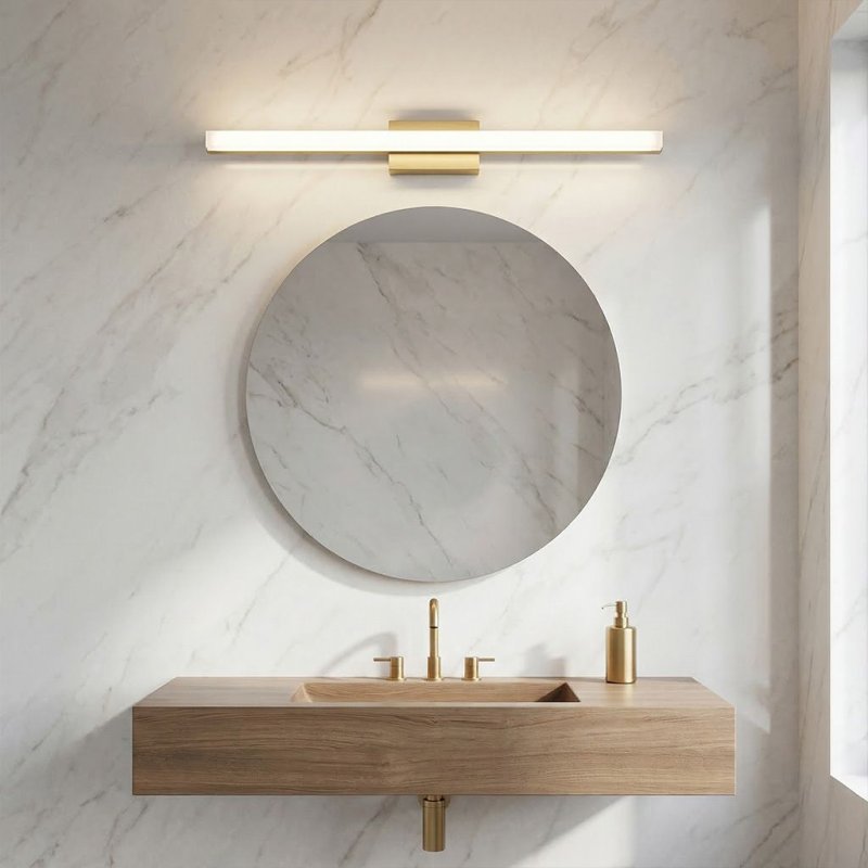 WALL LAMP REA APP1853-1W BRUSH GOLD