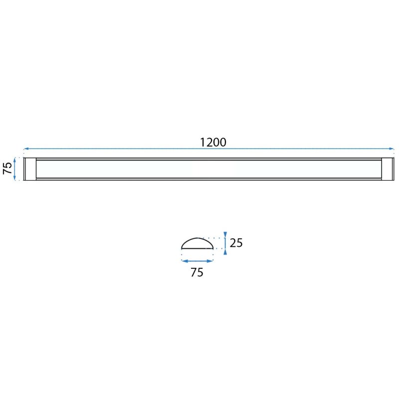 Panel LED 120cm WHITE 35W