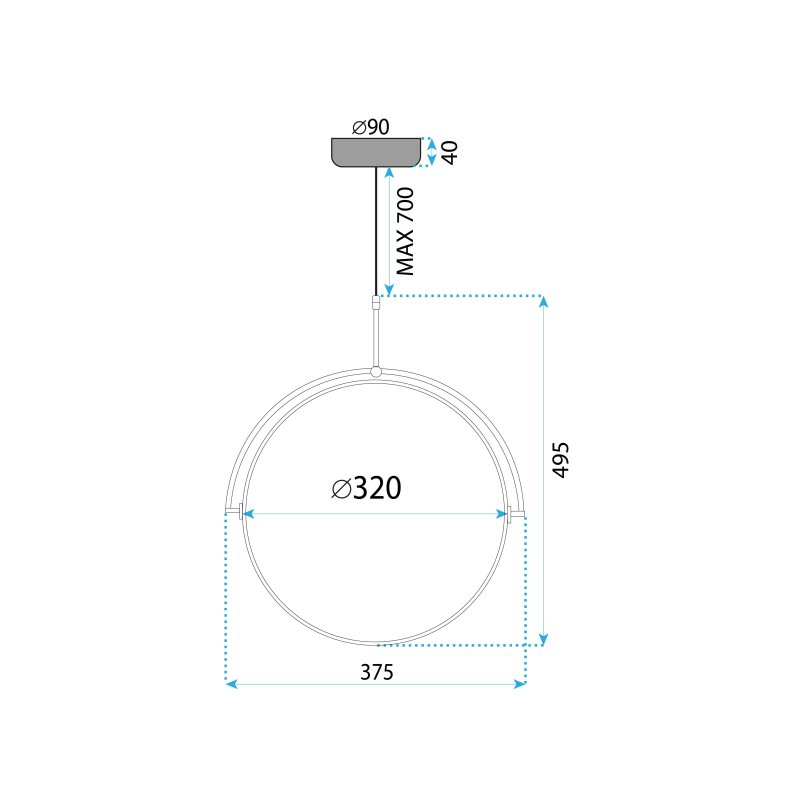 Ceiling lamp APP1426-C 35cm