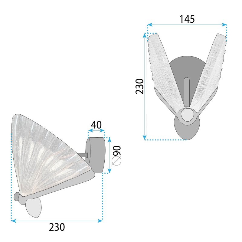 LED WALL LAMP TOOLIGHT LHJ104-1W GOLD 35 GOLD, ROSE GOLD