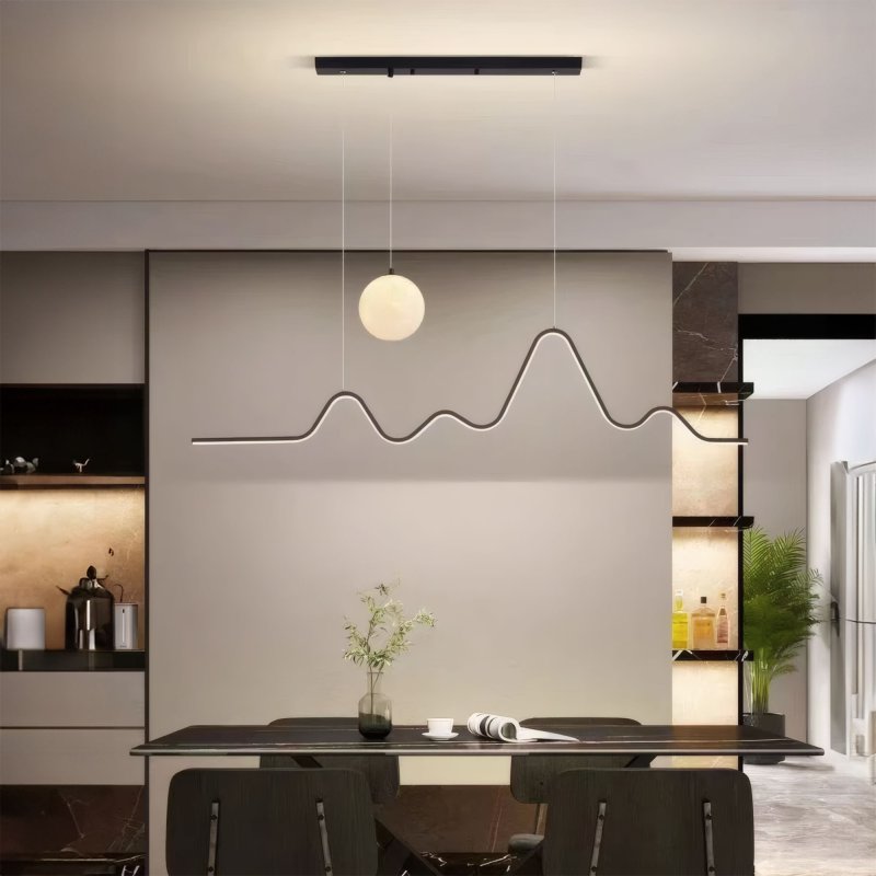 LED PENDANT LAMP TOOLIGHT LHJ033-CP 25 BLACK, BRUHED GOLD