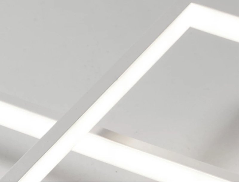 Ceiling LED Lamp Chandelier TOOLIGHT APP660 Modern White + Remote Control 3-light points 50x90Cm